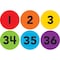 Teacher Created Resources Spot On Numbers 136 Carpet Markers Set, 4in TCR77005 - alternate 2